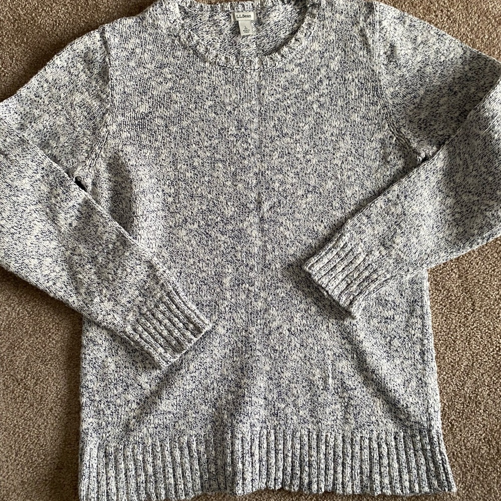 L.L. Bean Relaxed Fit 100% cotton sweater